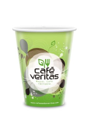Tall 12 oz Full Colour Hot Paper Cups