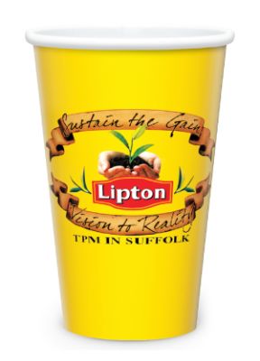 Tall 16 oz Full Colour Hot Paper Cups